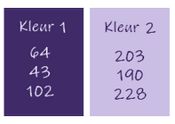 kleuren les 105