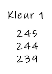 kleur les 106