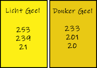 kleuren les 139