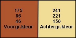 Kleurenpalet les 37 Herfst 2019