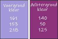 kleuren les 98