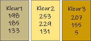 kleuren les 99