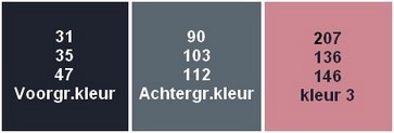 Kleurenpalet Angele