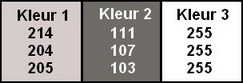 Kleurenpalet Cassie
