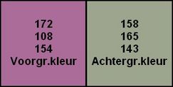 Kleurenpalet Clea