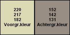 kleuren esquisse