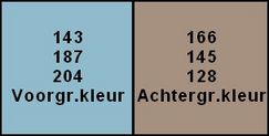 Kleurenpalet Nicole