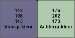 kleuren Sarah