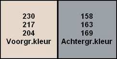 kleuren vanille