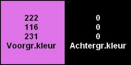 kleuren Violin