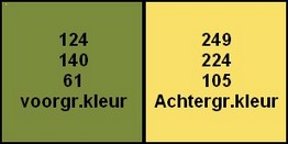 kleuren  a travers la vitre