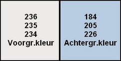 kleuren Bel Hiver