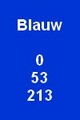 kleur blauw