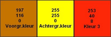Kleurenpalet Vakantie