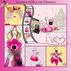 Jeunne filles en Fleurs