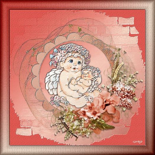Baby in frame