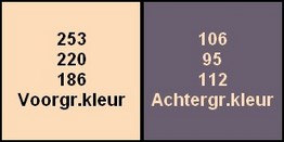 kleuren Fiona