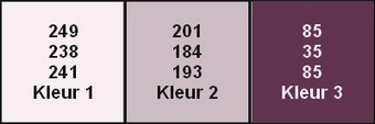 kleuren let`s dance