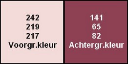 kleuren Olivia