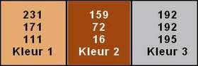 Kleuren Rode vos