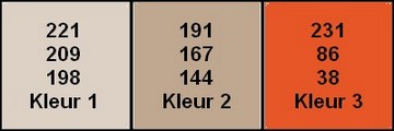 kleuren roodkapje