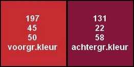 Kleuren valentijn 2025