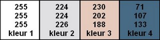 kleuren almavirag