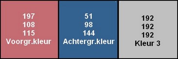 kleuren Arnyalatok