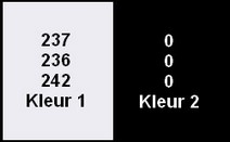 kleuren Irma