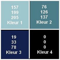 kleuren vriag