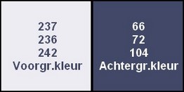 kleuren Winter