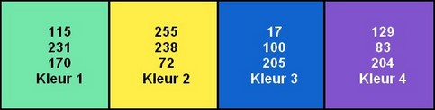 kleurenpalet 2 cheval