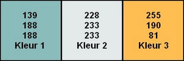 kleuren Elaura