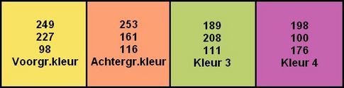 kleuren