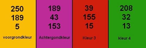 kleuren