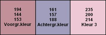 Kleurenpalet Noevelle Annee 2017