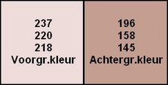 Kleurenpaler Rose