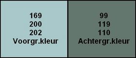 Kleurenpalet Sangsa Tsu