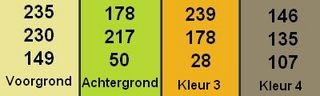 kleurenpalet