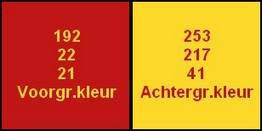 kleuren amandine