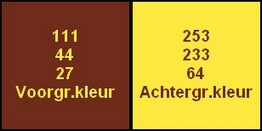 Kleuren Automne 2023