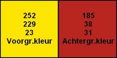 Kleurenpalet Colombine
