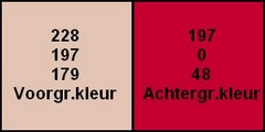 Kleurenpalet Florita