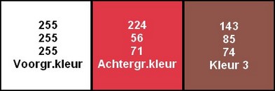 kleuren noel