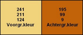 Kleurenpalet Kenzy