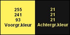 Kleurenpalet