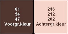 Kleurenpalet Malaika