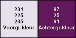 kleuren Molly