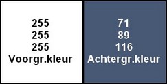 Kleurenpalet Noel 2018