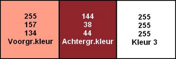 Kleurenpalet Valentijn 2019